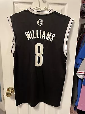 Deron Williams Brooklyn Nets Basketball Adidas Men’s Black Jersey Size Small • $25