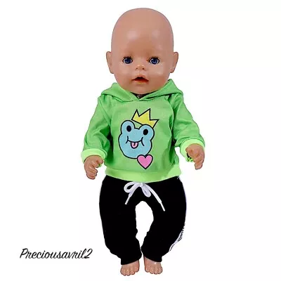 Hoodie Pants Doll Clothes 43cm Baby Born Our Generation Journey American Girl • $13.16