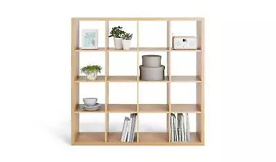 Habitat Squares Plus 16 Cube Storage Unit - Oak Effect • £144.99