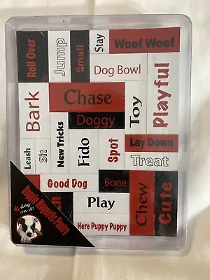 NIP The Philadelphia Group Doggie Magnetic Poetry 1 Sheet Magnet Words CUTE • $6.99