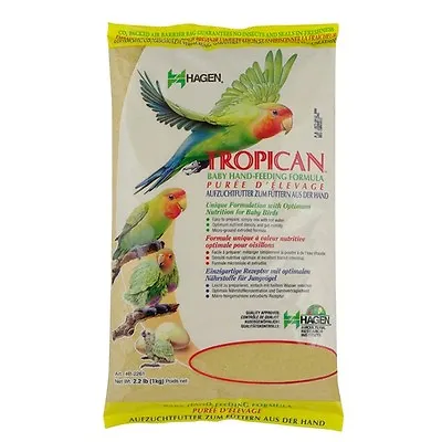  Hagen Tropican Handrearing Formula Mash Handfeeding Baby Birds Parrots 1kg  • £12.49