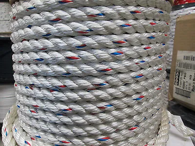 Anchor Rope 5/8'' X 100'dock Line Mooring Line Poly Dacron  $30 OFF DIRT CHEAP • $54.99