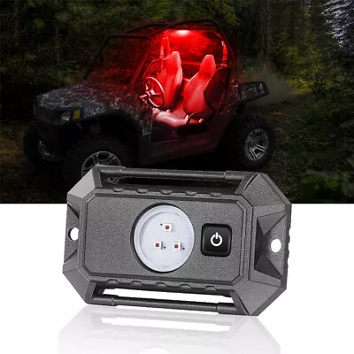 For Polaris Ranger RZR XP S 1000 UTV Universal Roll Bar Mount LED Dome Light Red • $16.98