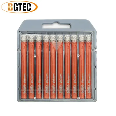 10pcs 1/4'' Dry Diamond Drill Bit Set Hole Saw For Granite Masonry  Marble Tile • $19.10