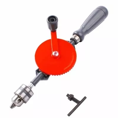 Manual Hand Drill 1/4-Inch Capacity With Finely Cast Steel Double Pinions Design • $17.99