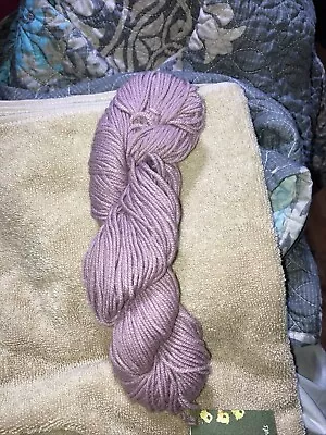“Sawya” Yarn-made By Mirasol. Pima Cotton Alpaca & Silk #1814 Dusty Plum • $5.50