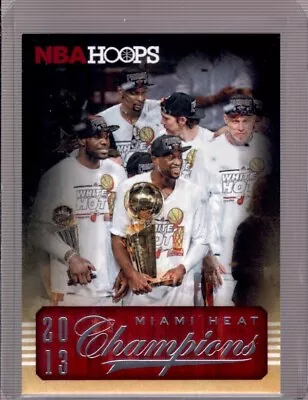 MIAMI HEAT 2013 NBA Champions 2013-14 Panini NBA Hoops #301 SP • $4.99