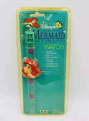 $39.95 • Buy Vintage Disney’s Ariel The Little Mermaid Watch 1989 Hope Industries Rare Design