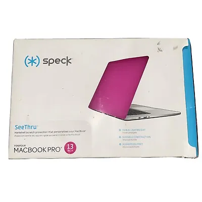 Speck - SeeThru Case For Select 13  Apple MacBook Pro - Hot Lips Pink SPK-A2729 • $6.39