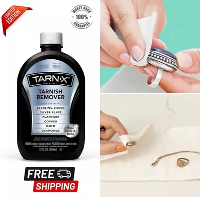 Jewelry Cleaner Tarnish Remover 12 Oz. Tarn-X Silver Gold Copper Clean & Polish. • $8.65