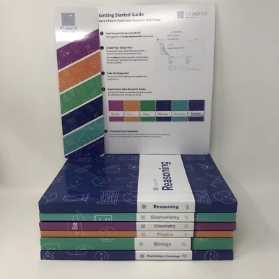 $59.99 • Buy Blueprint MCAT TEST Prep  MCAT Review Full Set - LIKE NEW