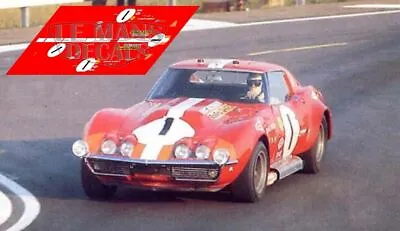 Decals Corvette C3 L88 Le Mans 1969 1:32 1:43 1:24 1:18 64 87 Chevrolet Decals • £8.86
