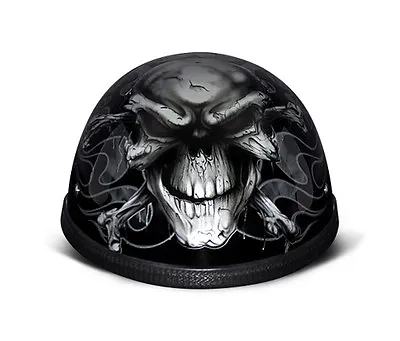 Daytona Eagle Motorcycle Skull Cap  CROSS BONES NOVELTY Helmet-FREE SHIP! • $68.36