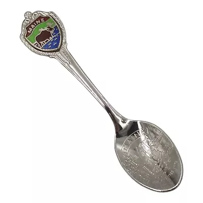 Vintage Maine Souvenir Spoon US Collectible Moose Lake • $3.99