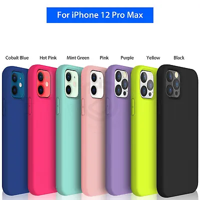 $12.95 • Buy For IPhone 12 11 Pro Max Mini X XS XR 8 7 6s Plus Case Silicone Shockproof Cover