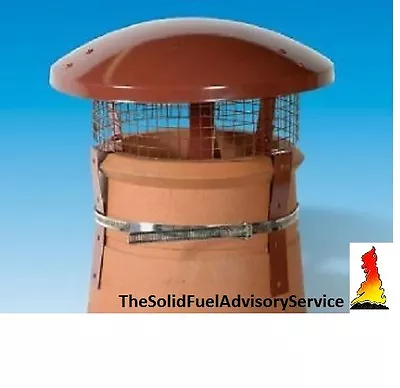 £43.95 • Buy Rain Top Bird Guard Chimney Pot Solid Fuel Coal Fire Stove Gas Rain Colt Cowl