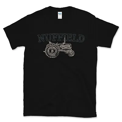 NUFFIELD CLASSIC VINTAGE TRACTOR ILLUSTRATION T-SHIRT Farmer Farming Gift • £14.99