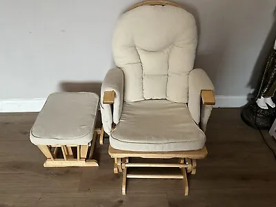 £60 • Buy Nursery / Nursing Rocking Chair And Foot Stool