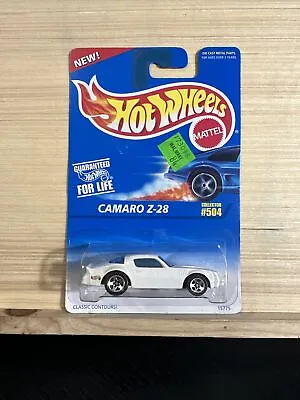1996 Hot Wheels Blue Card Camaro Z-28 Collector 504 5 Spoke Wheel • $2.75