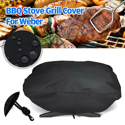 NEW Portable Waterproof BBQ Stove Grill Cover UV Resistant For Weber 7110 Q1000 • $14.02