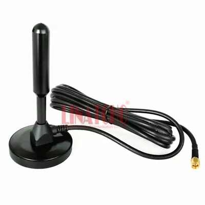 2G GSM GPRS 900MHz High Gain Omni Magnetic Base Antenna 3 Meters SMA Male Cable • $25.32