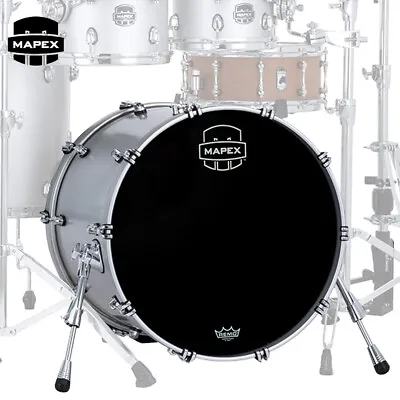 Mapex Saturn Evolution Maple 18  X 14  Bass Drum Iridium Silver SEB1814MAPD • $964