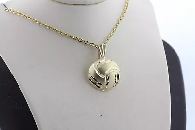 Michael Anthony 14K Yellow Gold Small Mini Volleyball Charm Pendant • $159.99