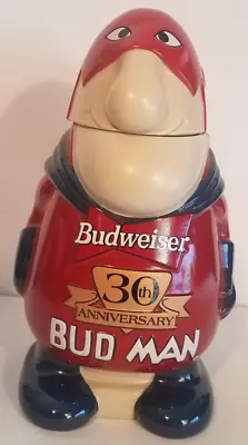 NEW Vintage 1999 Budman Budweiser 30th Anniversary Beer Stein NEW In BOX • $55.99