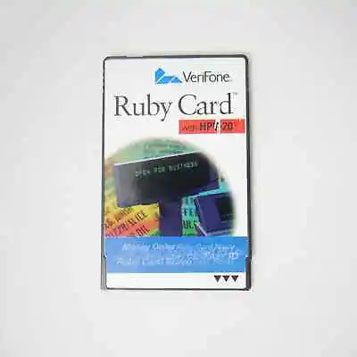 Verifone Ruby Card For HPV-20 Workstation • $15.19