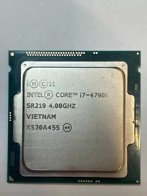 Intel Core I7-4790K SR219 4.00GHZ 4Th Gen Used Desktop Processor CPU FCLGA1150 • £71.77