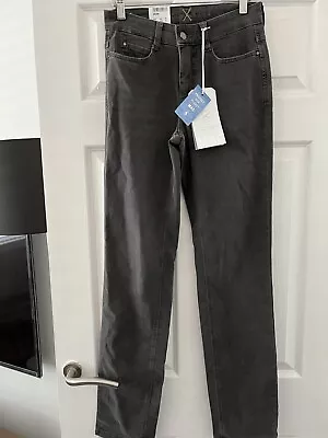 £15 • Buy Mac Ladies Jeans-grey Denim Skim Straight Leg Size W34 L32 Size 8-10