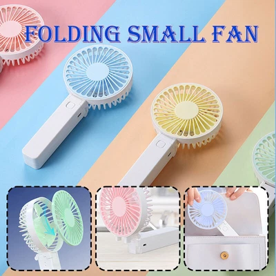 $11.43 • Buy Mini Handheld Fan USB Desk Fan Mini Personal Fan Portable Folding Fan For P