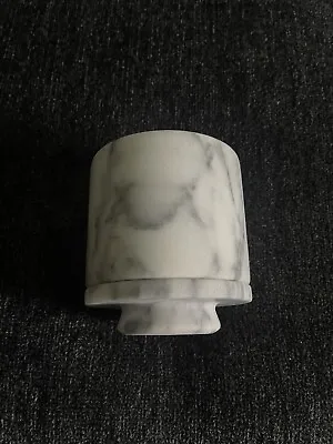 French Marble Butter Bell / Keeper Gray & White ~ Crate & Barrel • $20