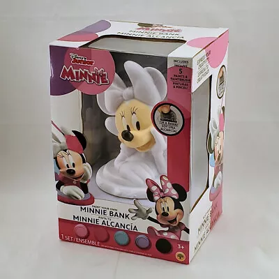 DISNEY  Piggy Bank *Paint Your Own MICKEY BANK* Include 5 Paints SEALED 5 X4 X7 • £20.25