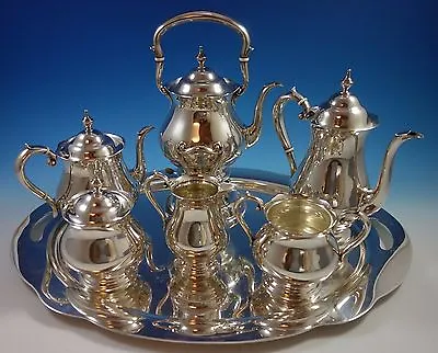 Old French By Gorham Sterling Silver Tea Set 6pc With Tray (#1639) Exceptional! • $10755