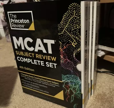 Princeton Review MCAT Subject Review Complete Set (3rd Edition) + Workbooks • $80