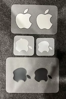 6 Official Apple Stickers 3x2 MacBook IPhone IPad IMac Studio Logo Assorted • £3.75