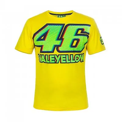 Official Valentino Rossi Yellow 46 T'Shirt - VRMTS 261701 • £29.99