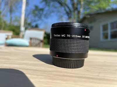 Vivitar MC 75-205mm 2X Matched Multiplier Lens For P/K • $10