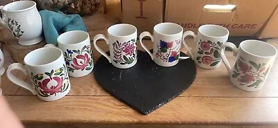 £65 • Buy Portmeirion 6 Set Of Welsh Dresser Collection Coffee Mugs NEW (RARE)