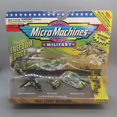 Galoob Micro Machines First Strike Battalion #10 Freedom Force Vintage 1993 • $44
