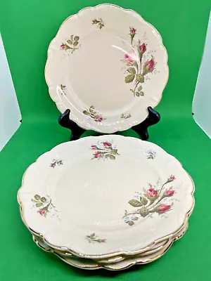 Rosenthal Selb Germany Pompadour 8” Luncheon Plates Moss Rose Replacements • $8