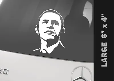 Barack Obama Cameo Decal Bumper Sticker • $3.99