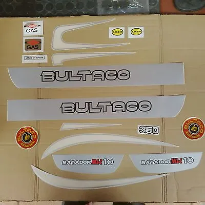 Bultaco Matador Decals Full Kit Matador Mk9 Mk10 New Decals New • $381.96