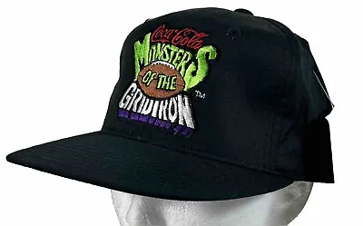 Vintage Starter Coca Cola Monsters Of The Gridiron Promo Black Snapback Hat NEW • $22