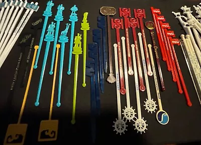 Large Lot Of Swizzle Sticks Vintage TWA World Yacht Hilton More!! • $7.99