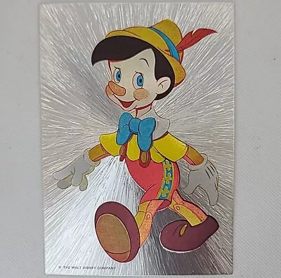 Vintage Postcard Disney Pinocchio Dufex Foil Metallic HSC-406887 • $5