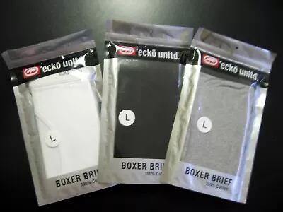 A0257 Ecko Unltd NEW Men's Underwear Sports Waistband Combed Cotton Boxer Briefs • $21.99