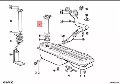 Genuine BMW E30 Sedan Metal Fuel Tank Sending Unit Assembly OEM 16141154761 • $289.31