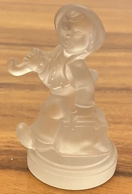 £9.60 • Buy Goebel Hummel 24% Lead Crystal “Merry Wanderer” Figurine 1990
